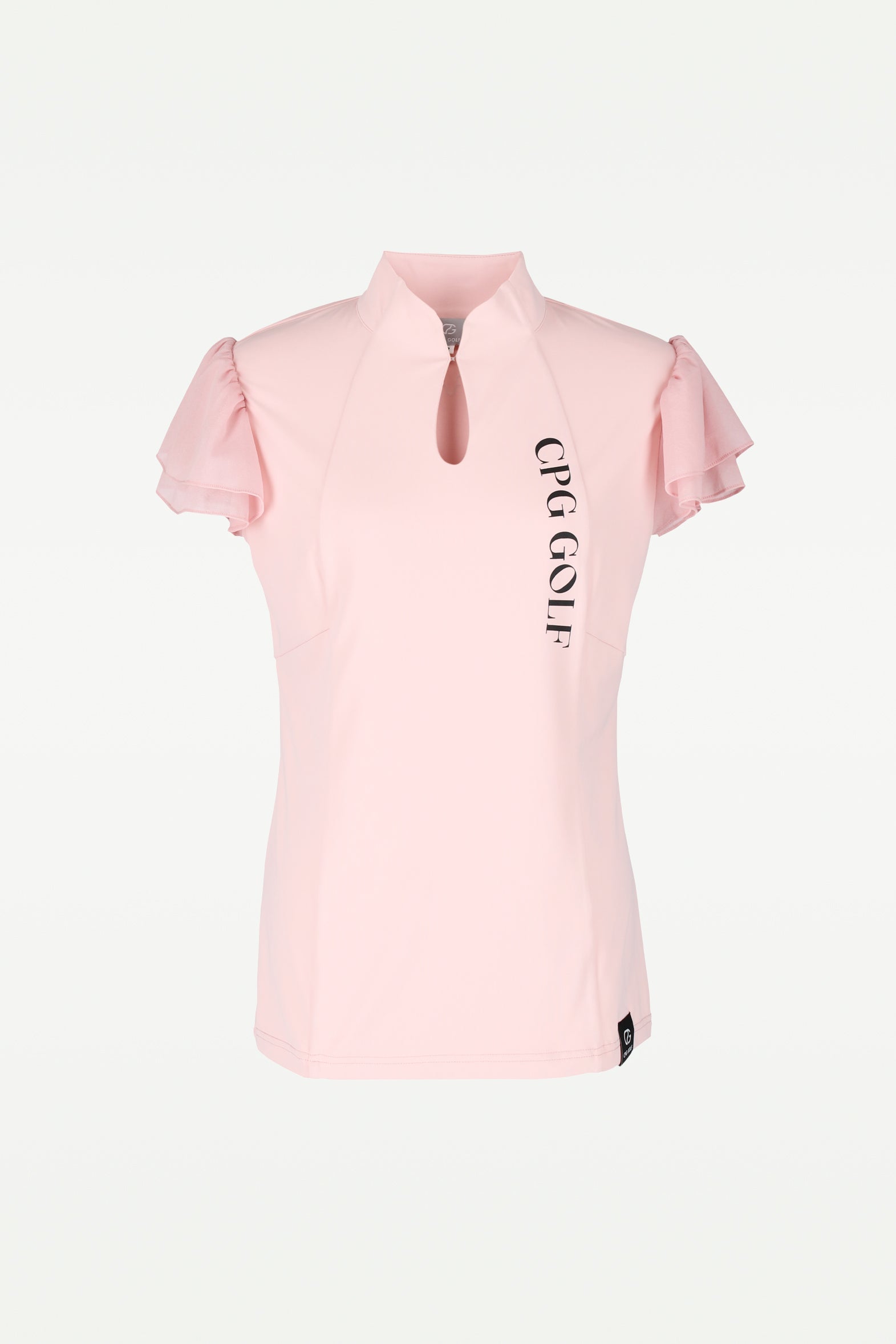 CPG GOLF シーピージーゴルフ 前立てフリルシャツLS{-BDA