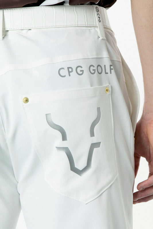 ジオメトリックプリントショートパンツ CPGゴルフ 短パン メンズ ゴルフウェア