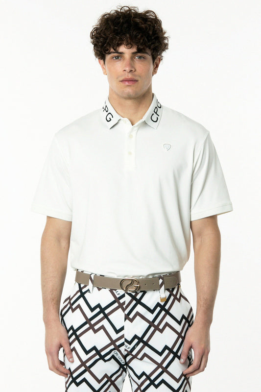 衿ロゴポロショートスリーブ  CPGゴルフ メンズ 半袖 Tシャツ ゴルフウェア