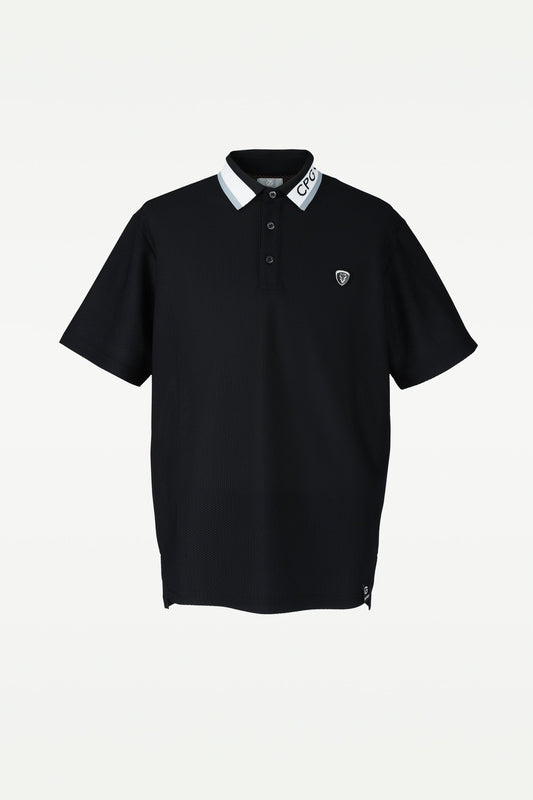 衿ジャガード ポロショートスリーブ  CPGゴルフ Tシャツ 半袖 メンズ ゴルフウェア