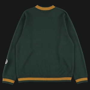 【9월 9일 이후 출하】 flower logo line sweater(플라워 로고 라인 스웨터)