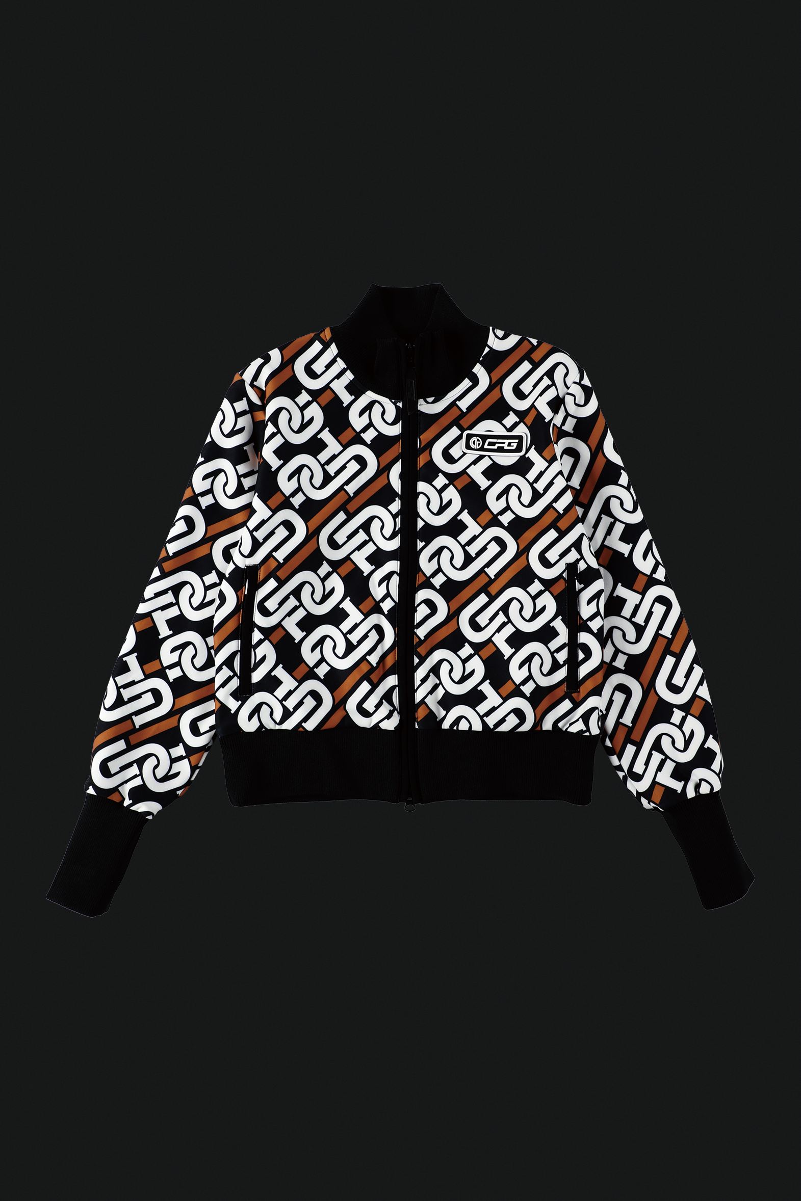 chain logo graphical blouson（チェーンロゴグラフィカルブルゾン）