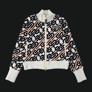 【9월 9일 이후 출하】 chain logo graphical blouson(체인 로고 그래픽 블루존)