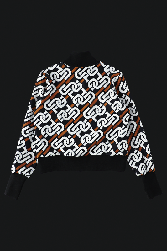 chain logo graphical blouson（チェーンロゴグラフィカルブルゾン）