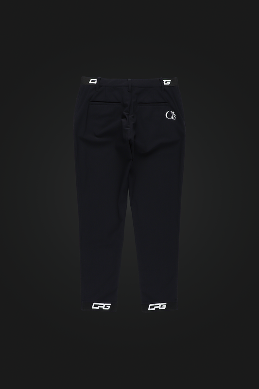 【9월 9일 이후 출하】 back flower logo trousers(백플라워 로고 트라우저)